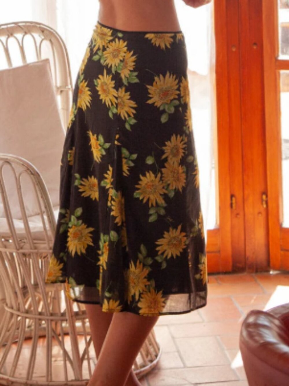 Amora Skirt - Golden Flower- Lisa Says Gah - S and M